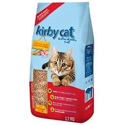 Сухой корм для кошек Kirby Cat, с индейкой курицей и овощами, 12 кг