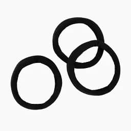 Набор резинок 3шт. 43374 Черный (2000989856504A)