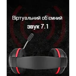 Ігрові навушники XTRIKE ME Дротові навушники з мікрофоном з об'ємним звуком і RGB підсвічуванням, Чорний
 - мініатюра 6