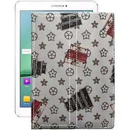 Чехол StatusCASE из экокожи для планшета Samsung Galaxy Tab S2 9.7 2016 (T819) Луи-Витон-белый