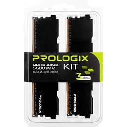 Модуль пам'яті для комп'ютера DDR5 32GB (2x16GB) 5600 MHz Black Prologix (PRO32GB5600B5K) - мініатюра 6