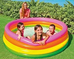 Басейн Веселка, 4 кільця, 168x45 см, 780 л при 80% наповненні, 56441