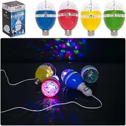 Лампа обертова Діамант, 13-77, зі світловими ефектами, LED, кольорова