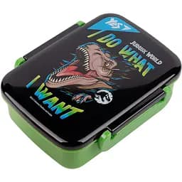 Ланч-бокс Yes Jurassic World, 420 мл, зелений з чорним (707762)
