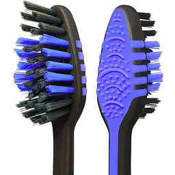 Зубна щітка Colgate Zig Zag Деревне вугілля середньої жорсткості синя 1 шт. - мініатюра 4