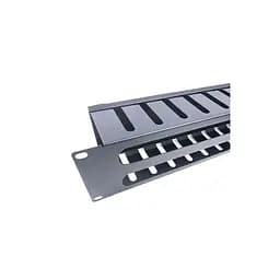 Кабельний організатор 19" 2U з кришкою SN (80мм) - 9005 Eserver (КР-012.2U.19) - мініатюра 3