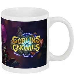 Кухоль GeekLand Гобліни та гноми Хартстоун  Goblins Vs Gnomes Hearthstone CP 03.119 330 мл білий