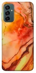 Чехол Demsky Красный коралл мрамор для Samsung Galaxy M23 5G