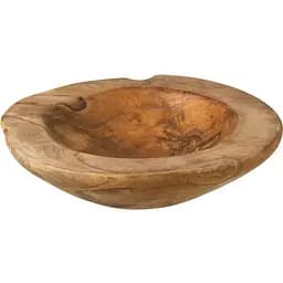 Блюдо J-Line фігурне з натурального дерева 27 см (10880)