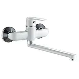 Смеситель для кухни со стены Globus Lux Laguna GLA-0104-7-WHITE (22563)