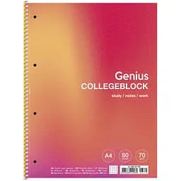 Коледж-блок Student A4+ 80 аркушів у клітинку 4 шт. (A4-080-6715K) - мініатюра 2