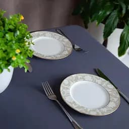 Скатертина ТЕП Aquastop водовідштовхувальна Dark Gray 120x150 см (С-04223_30308) - мініатюра 3