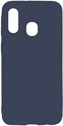 Чехол-накладка TOTO 1mm Matt TPU Case Samsung Galaxy A40 Navy Blue