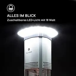 Мегалітичний променистий обігрівач Blumfeldt Megalith 2700 W до 54 м² (10033290) - мініатюра 6