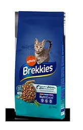Сухий корм для кішок Brekkies Cat Salmon and Tuna 15 кг повноцінний раціон для дорослих кішок лосось з тунцем