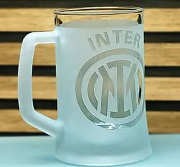 Пивний келих 660 мл ФК Internazionale Milano Інтер з гравіюванням подарунок для фаната   футбольний кухоль - мініатюра 2