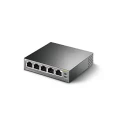 Комутатор TP-LINK TL-SF1005P, 5x10/100Mb/s, 4xPoE 56W, пластиковий корпус, некерований - мініатюра 3