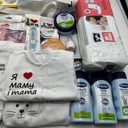 Набір у пологовий будинок для мами та новонародженого Premium у прозорій сумці L + сумка M для малюка 34 позиції EkoMama - мініатюра 5