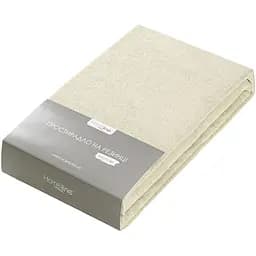 Простыня махровая на резинке Home Line 200x200х20 см бежевый (193957)