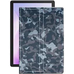 Чехол StatusCASE из экокожи для планшета Cubot Tab 10 Хаки-синий