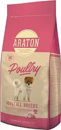 Повноцінний Сухий корм для дорослих собак усіх порід ARATON POULTRY Adult All Breeds 15 кг