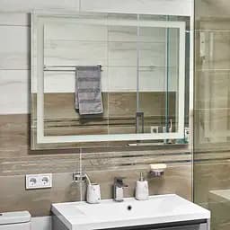 Дзеркало Unio MRR-05 SQR-AA 1000 x 800 mm LED FL 000026930 - мініатюра 2