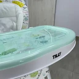 Дитячий стілець для годування з регулюванням спинки від 6 місяців до 3 років Bistro Menthol Tilly зелений - мініатюра 8