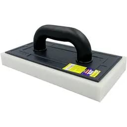 Терка пластикова Сталь 140х280 мм щільний поролон з нарізкою (127528)