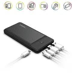 Зовнішній акумулятор Power Bank Pineng PN-939 20000mAh (Чорний) - мініатюра 6