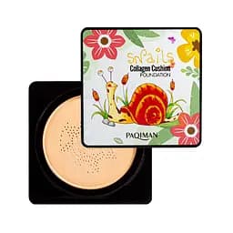 Кушон Paqiman Snails Collagen Cushion Foundation тон 01 натуральный