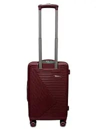 Валіза міні ручна поклажа Milano bag 050 поліпропілен XS Бордовий - мініатюра 3