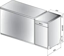 Посудомийна машина Whirlpool WSFO3O23PF - мініатюра 4