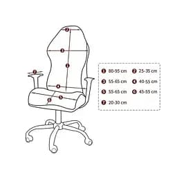 Еластичний захисний чохол на ігрове, комп'ютерне крісло Semi Chair Cover з підлокітниками Black XL - мініатюра 2