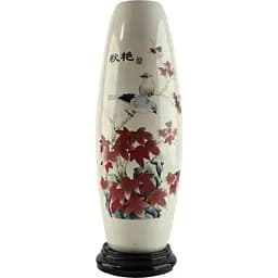 Ваза порцелянова на підставці Птахи на гілці 26х6.3х.6.3 см