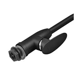 Змішувач для кухні Plamix Cezar-011-B Set Matte з підведенням black PM0668, Чорний матовий - мініатюра 2