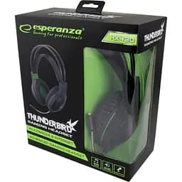 Ігрова гарнітура Esperanza EGH430 Black-Green (EGH430) - мініатюра 2