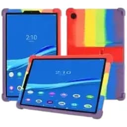 Чехол для планшета Lenovo Tab M10 Plus 10.61 3gen TB-125 FU TB-128 XU силиконовый Радуга