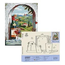 Набір з алмазною мозаїкою "Виноробня" 40*50 см, IDEA2-CK1043, ТМ "99IDEAS"
