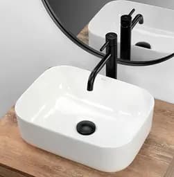 Умивальник Rea Demi Mini White накладний REA-U5064, Білий - мініатюра 5