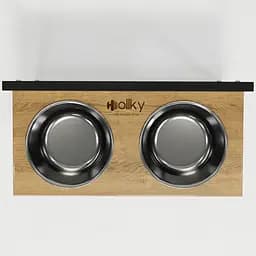 Hollky Flex L — регульовані миски на підставці для великих собак (2 × 1.8 л) - мініатюра 8