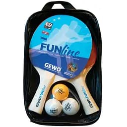 Набір для настільного тенісу Gewo Double-Fun + сітка Flexx (103360000) - мініатюра 2