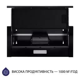 Витяжка телескопічна Minola HTLS 6634 BLF 1000 LED GLASS - мініатюра 4