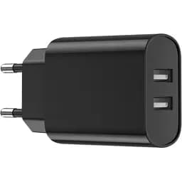 Сетевое зарядное устройство для Wiwu Wi-U003 Dual USB A Chager EU Plug Черный