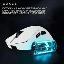 Миша Ajazz AJ179 V2 Max White (AJ179-V2-MAX-W) - мініатюра 9