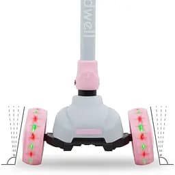 Дитячий самокат Kidwell Jax Gray/Pink (5901130085002) - мініатюра 11