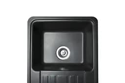 Кухонна мийка гранітна Miraggio Versal black 758x462x201 00211307, Чорний - мініатюра 2