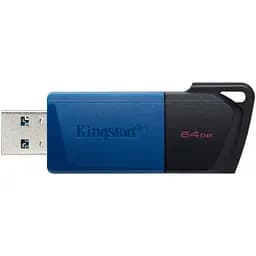 Флеш пам'ять Kingston 64GB Exodia M Black/Blue (DTXM/64GB) - мініатюра 2