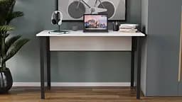 Комп'ютерний стіл Ferrum-decor Райан 75x140x60 чорний ДСП Білий 32мм (FRD-103696) - мініатюра 4