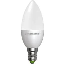 Лампочка EUROELECTRIC LED CL 6W E14 4000K 220V (LED-CL-06144(EE))