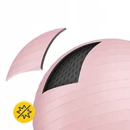 М'яч для фітнесу (фітбол) 4FIZJO 85 см Anti-Burst Pink (P-5907739317421) - мініатюра 10